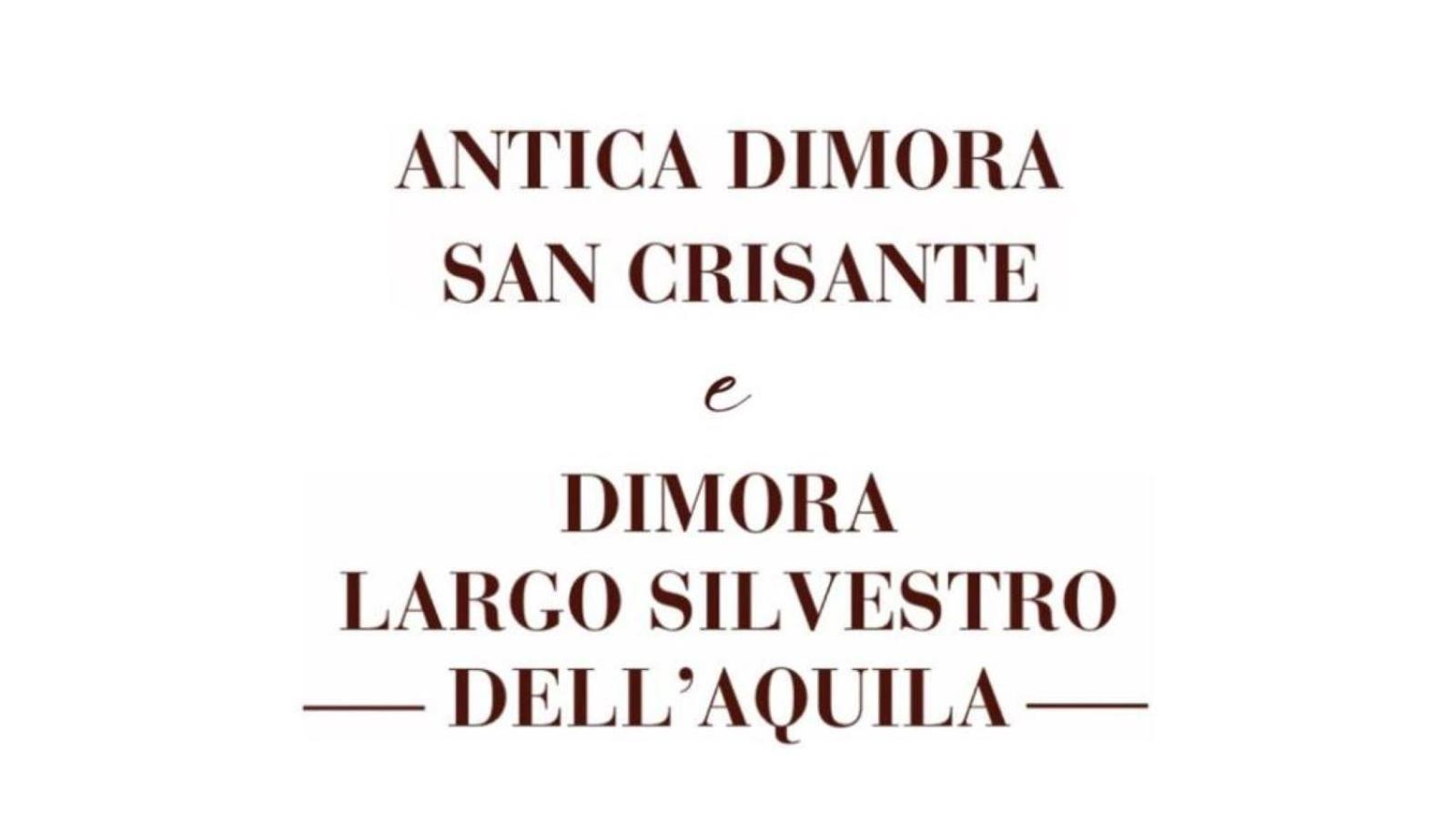 Antica Dimora San Crisante - Centro Storico Lägenhet LʼAquila Exteriör bild